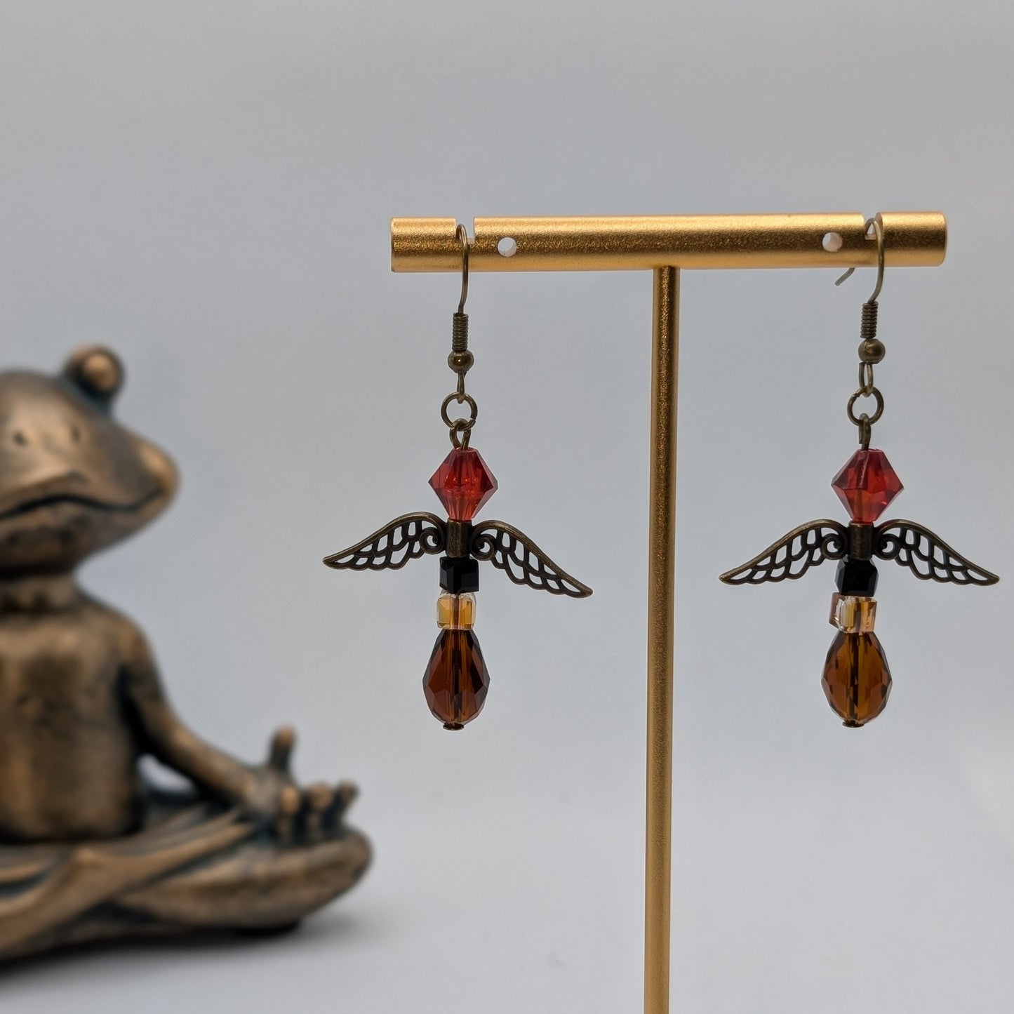 ✨The Wyvern Court✨| Wyvern Earrings with Large Filigree Scale Wings