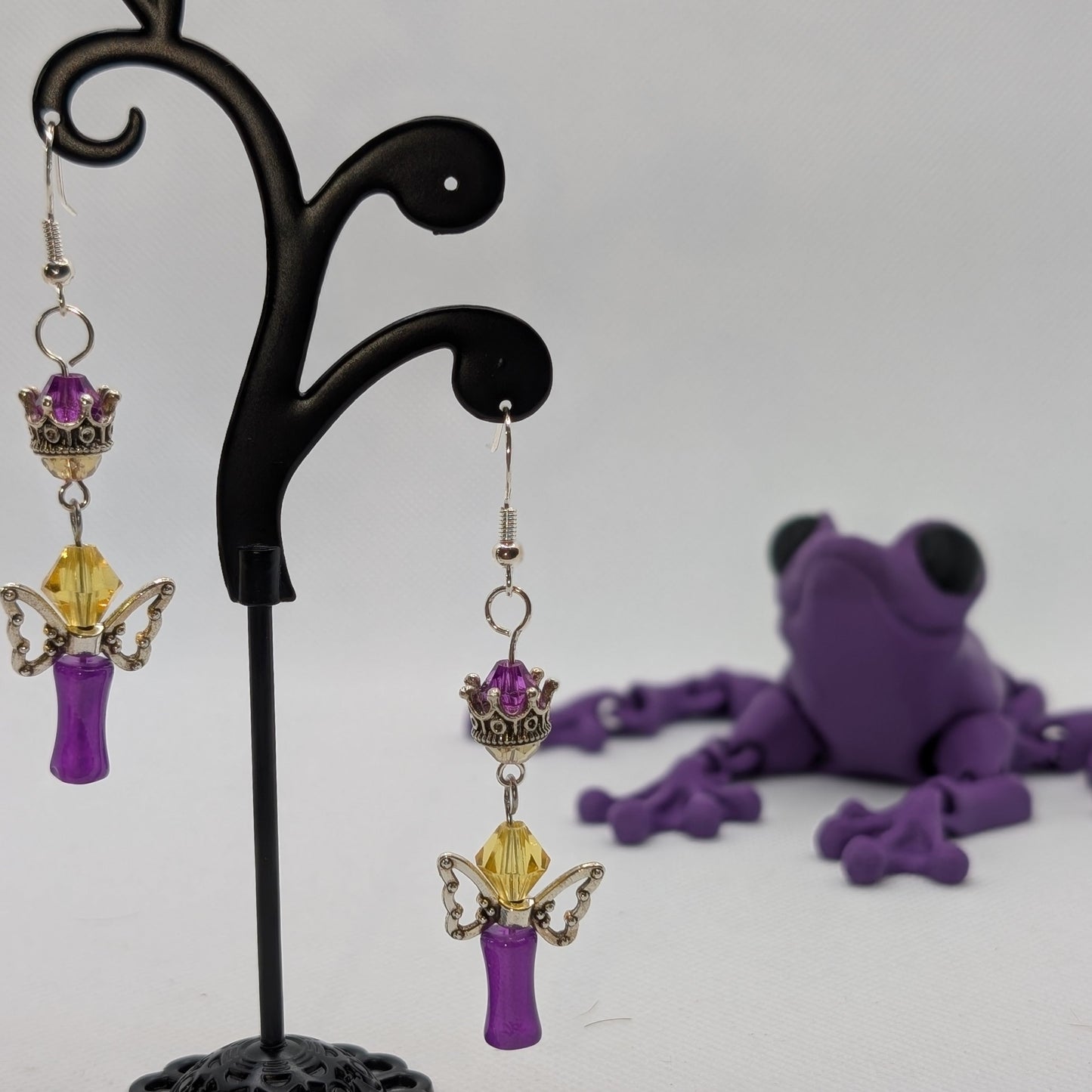 ✨Frinnsaura✨| Crowned Fairy Earrings