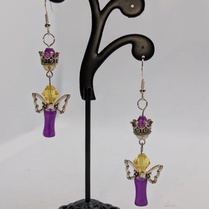 ✨Frinnsaura✨| Crowned Fairy Earrings