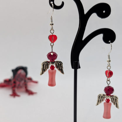 ✨The Crimsonbond Sisters✨| Heartbound Fairy Earrings