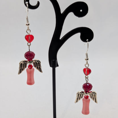 ✨The Crimsonbond Sisters✨| Heartbound Fairy Earrings