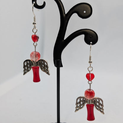 ✨The Crimsonbond Sisters✨| Heartbound Fairy Earrings