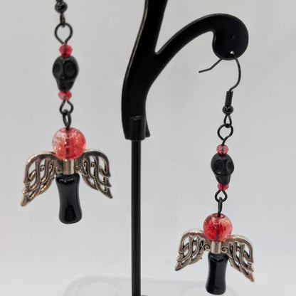 ✨The Crimsonbond Sisters✨| Heartbound Fairy Earrings