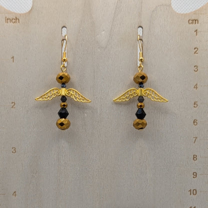 ✨The Wyvern Court✨| Wyvern Earrings with Large Filigree Scale Wings