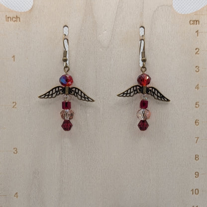 ✨The Wyvern Court✨| Wyvern Earrings with Large Filigree Scale Wings