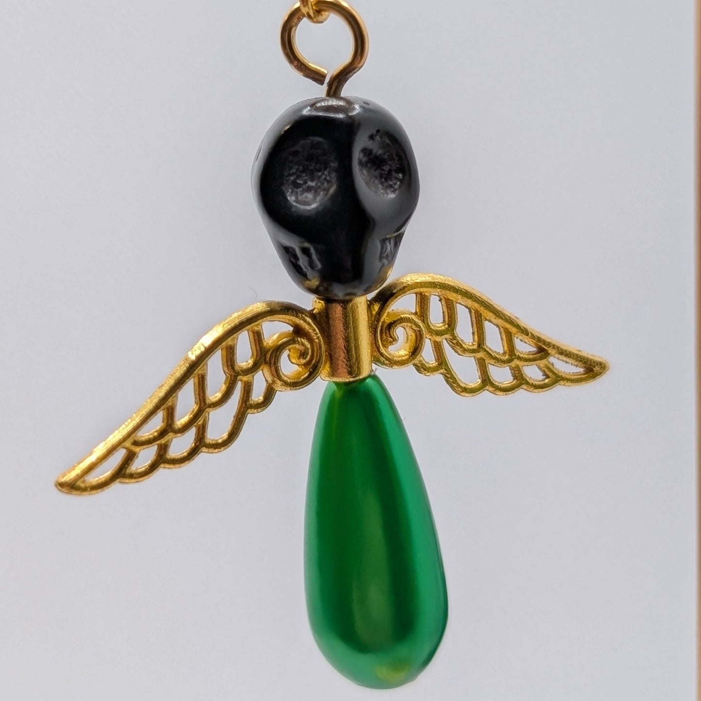 ✨The Dirgeward Flock✨ | Large Boneshee Winged Skull Earrings in 14 Variations