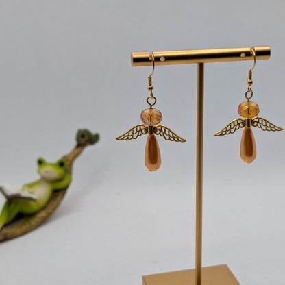 ✨The Sentinel Choir✨| Winged Pearl Fairy Earrings in 16 Varieties