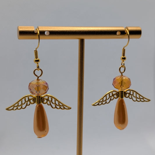 ✨The Sentinel Choir✨| Winged Pearl Fairy Earrings in 16 Varieties