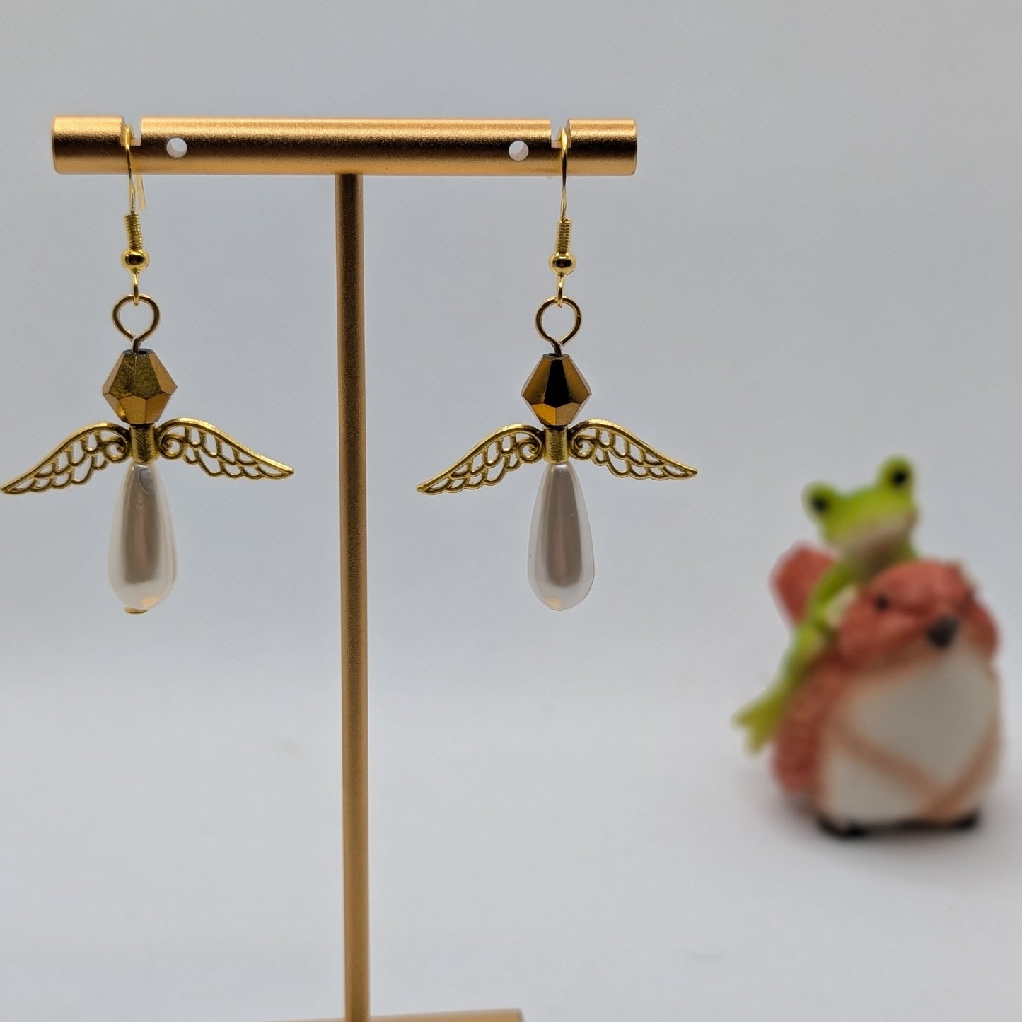 ✨The Sentinel Choir✨| Winged Pearl Fairy Earrings in 16 Varieties