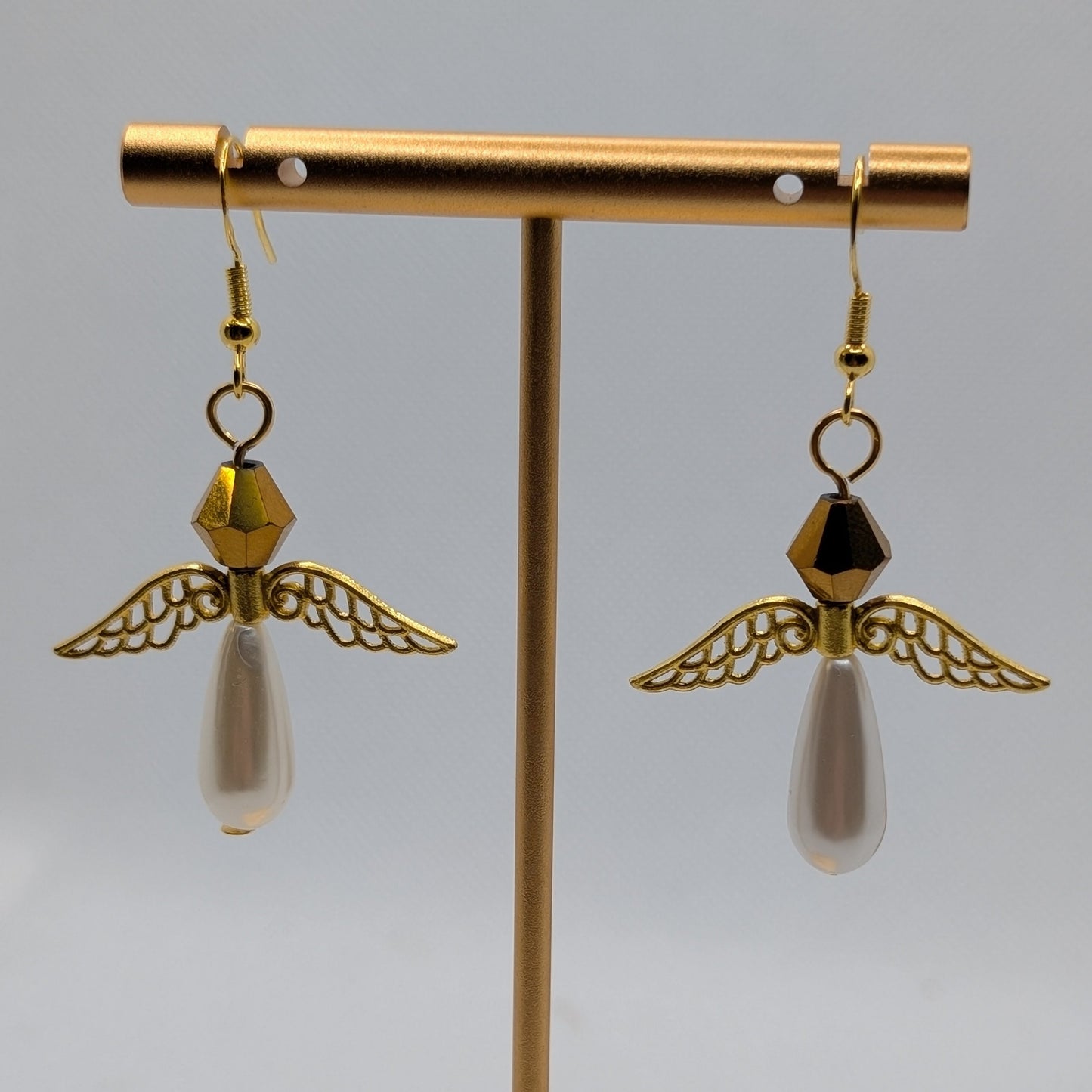 ✨The Sentinel Choir✨| Winged Pearl Fairy Earrings in 16 Varieties