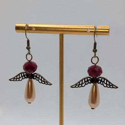 ✨The Sentinel Choir✨| Winged Pearl Fairy Earrings in 16 Varieties