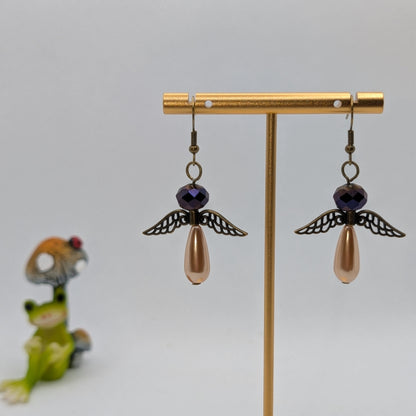 ✨The Sentinel Choir✨| Winged Pearl Fairy Earrings in 16 Varieties