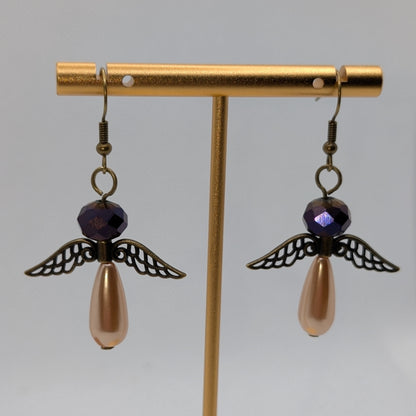✨The Sentinel Choir✨| Winged Pearl Fairy Earrings in 16 Varieties