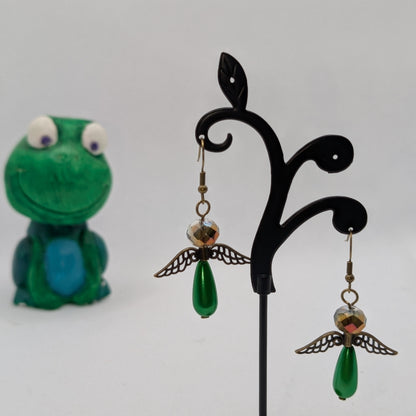 ✨The Sentinel Choir✨| Winged Pearl Fairy Earrings in 16 Varieties