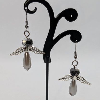 ✨The Sentinel Choir✨| Winged Pearl Fairy Earrings in 16 Varieties