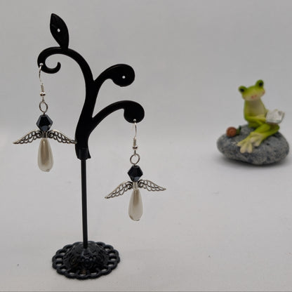 ✨The Sentinel Choir✨| Winged Pearl Fairy Earrings in 16 Varieties