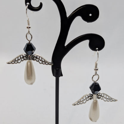 ✨The Sentinel Choir✨| Winged Pearl Fairy Earrings in 16 Varieties