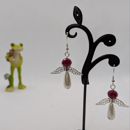 ✨The Sentinel Choir✨| Winged Pearl Fairy Earrings in 16 Varieties