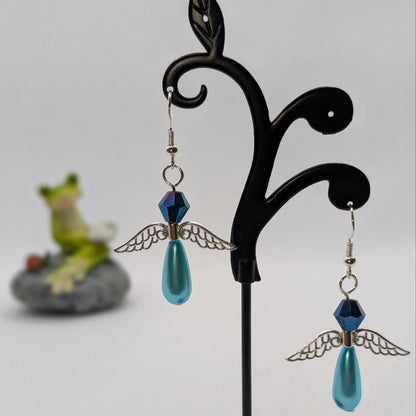 ✨The Sentinel Choir✨| Winged Pearl Fairy Earrings in 16 Varieties