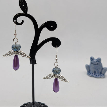 ✨The Sentinel Choir✨| Winged Pearl Fairy Earrings in 16 Varieties