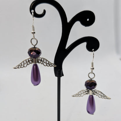 ✨The Sentinel Choir✨| Winged Pearl Fairy Earrings in 16 Varieties