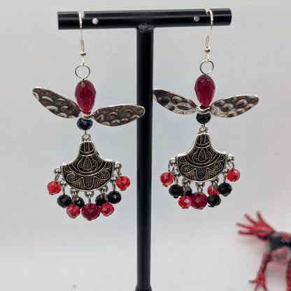 ✨The Faedance Troupe✨ | Winged Fairy Chandelier Earrings