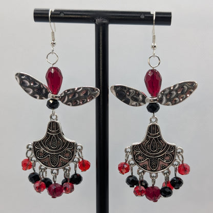 ✨The Faedance Troupe✨ | Winged Fairy Chandelier Earrings