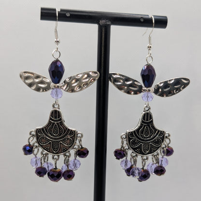 ✨The Faedance Troupe✨ | Winged Fairy Chandelier Earrings