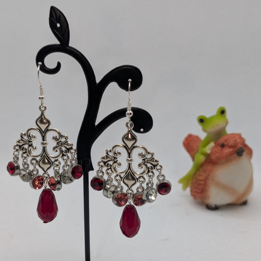 ✨Fae Pannier✨ | Rococo Fairy Ballgown Chandelier Earrings
