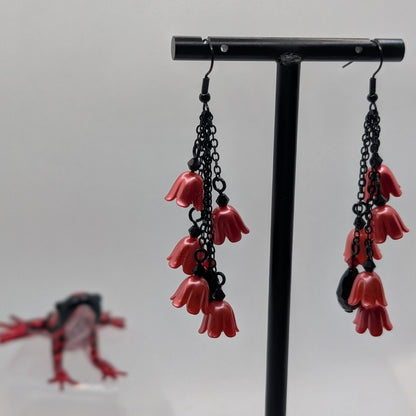 ✨Bellebane Vines✨| Cascading Bell-Flower Fairy Earrings