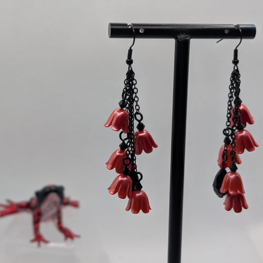 ✨Bellebane Vines✨| Cascading Bell-Flower Fairy Earrings