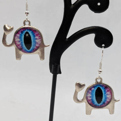 ✨Eyeleephants✨| Elephant Eye Earrings