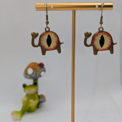 ✨Eyeleephants✨| Elephant Eye Earrings