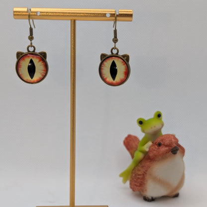 ✨Feeleyes✨| Eye-Cab Cat Earrings