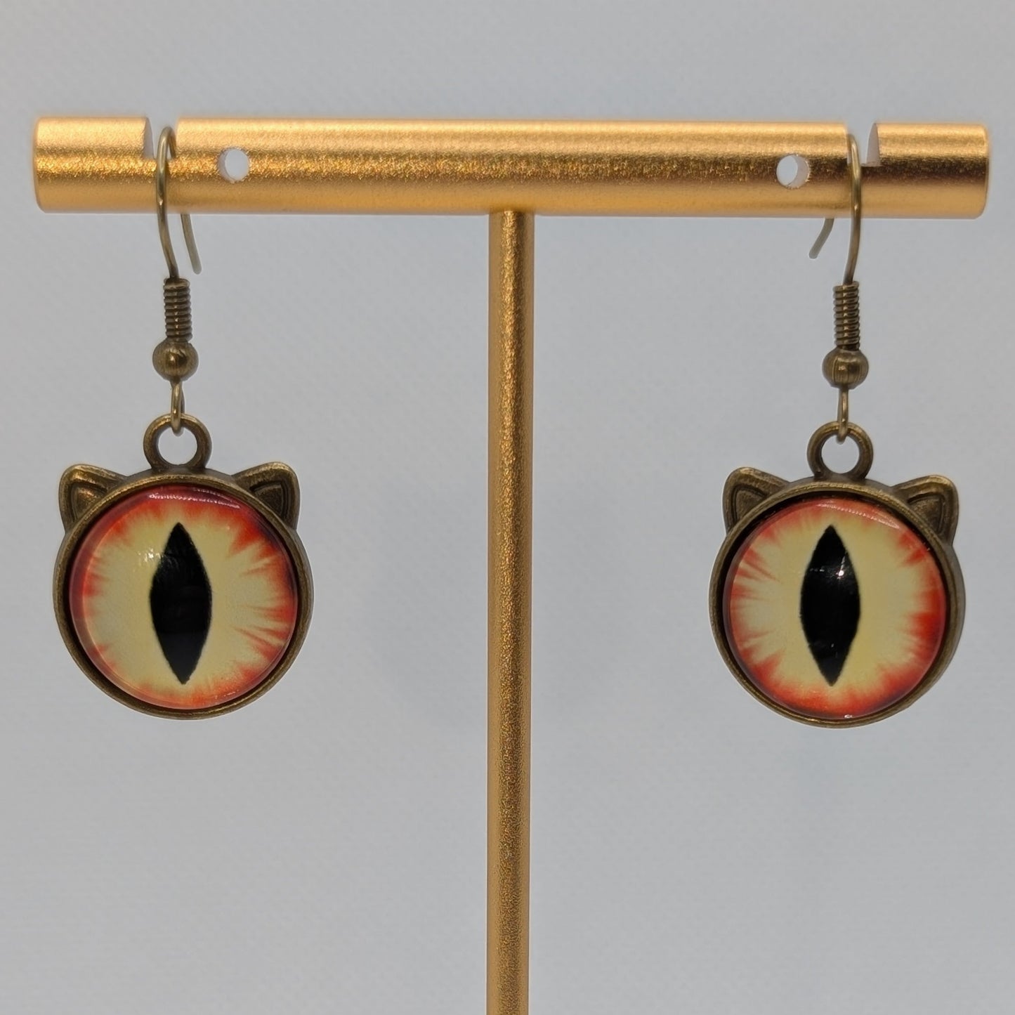 ✨Feeleyes✨| Eye-Cab Cat Earrings