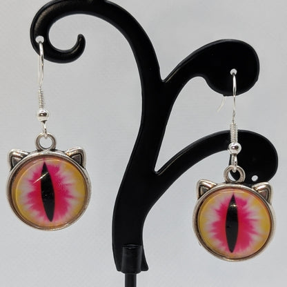 ✨Feeleyes✨| Eye-Cab Cat Earrings