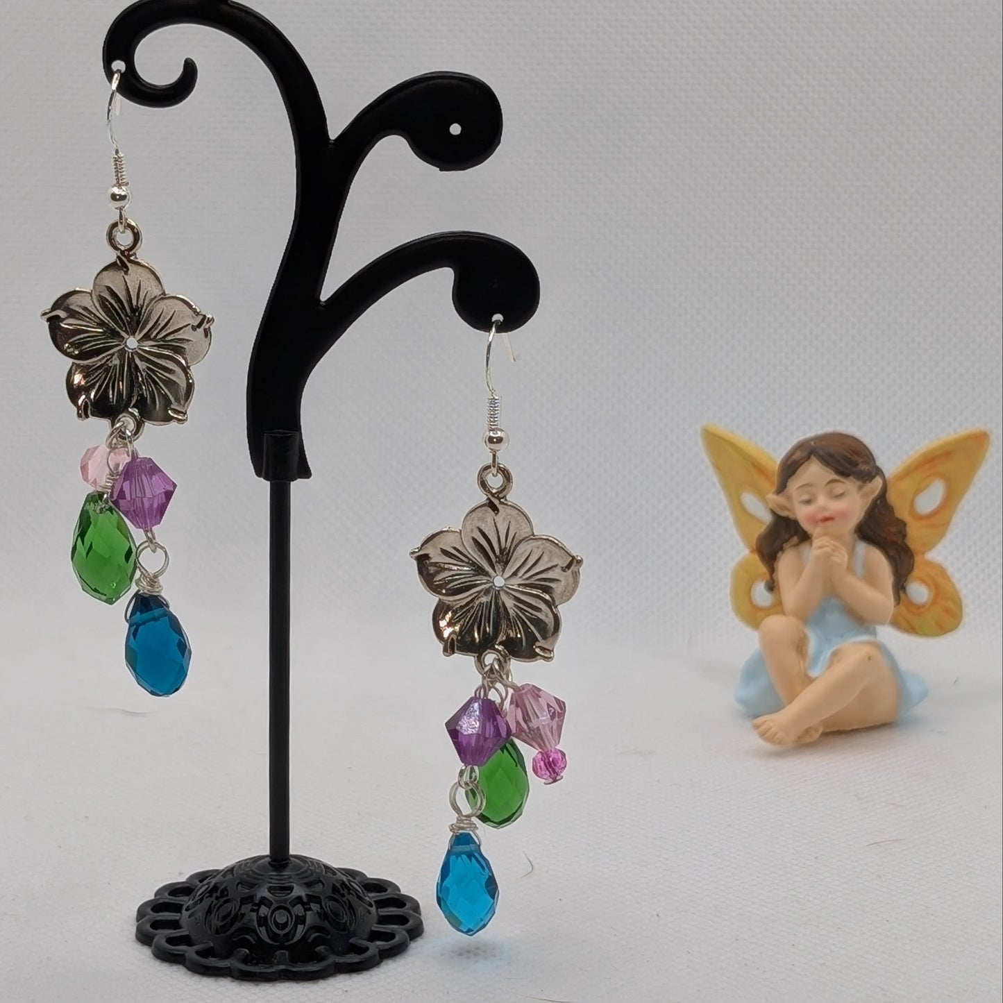 ✨Faelaebloom✨| Tropical Crystal Flower Earrings