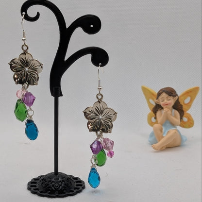 ✨Faelaebloom✨| Tropical Crystal Flower Earrings