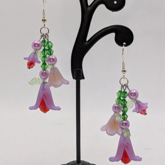 ✨Faebouquet✨| Triple-Bloom Faewilde Flower Earrings