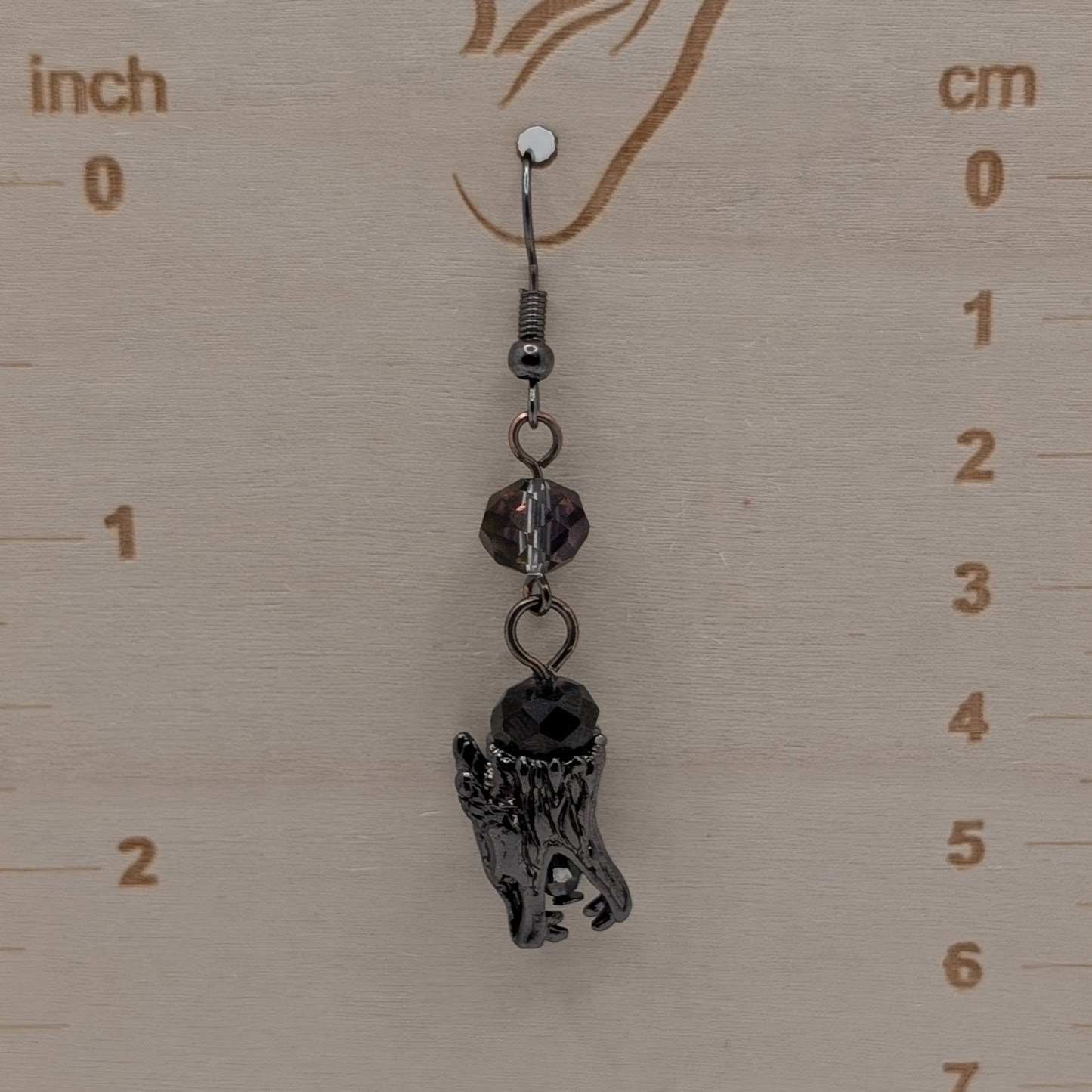 ✨The Silkfang Pack✨| Mythic Wolf Earrings in Crystal, Metal, and Gemstone