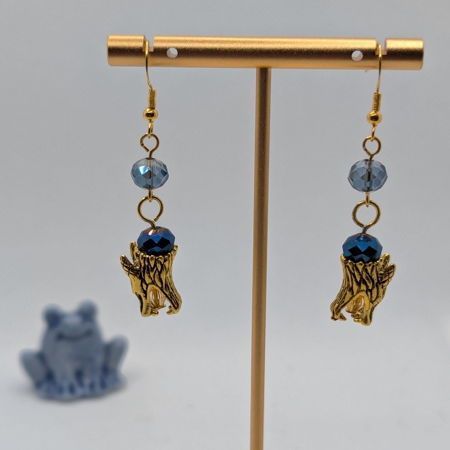 ✨The Silkfang Pack✨| Mythic Wolf Earrings in Crystal, Metal, and Gemstone