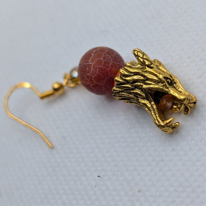 ✨The Silkfang Pack✨| Mythic Wolf Earrings in Crystal, Metal, and Gemstone