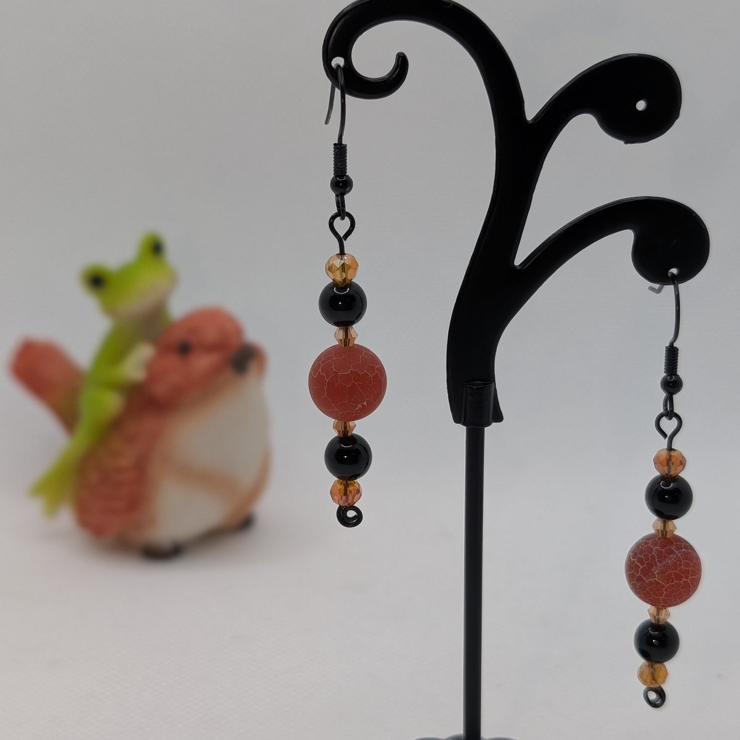 ✨Orbitiota✨| Assorted Gemstone Celestial Orbit Earrings