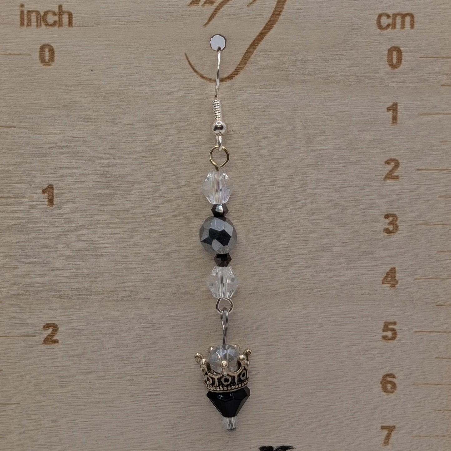 ✨The Borrowed Crowns✨| Crystal Crown Drop Earrings