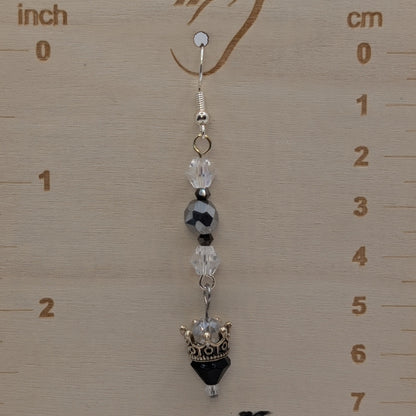 ✨The Borrowed Crowns✨| Crystal Crown Drop Earrings