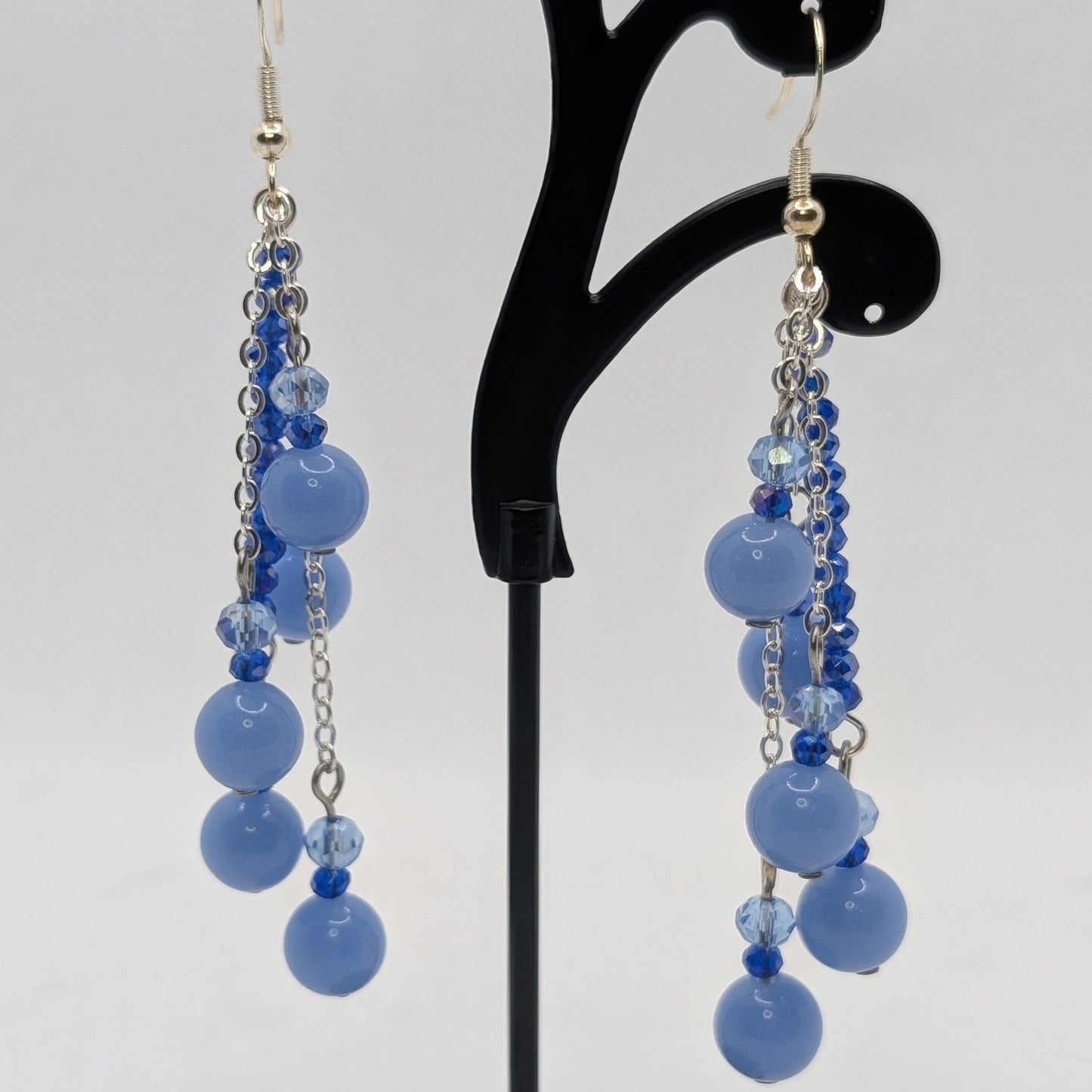 ✨Mooncurrent Faelights✨| Glow-in-the-Dark Blue Cascade Earrings