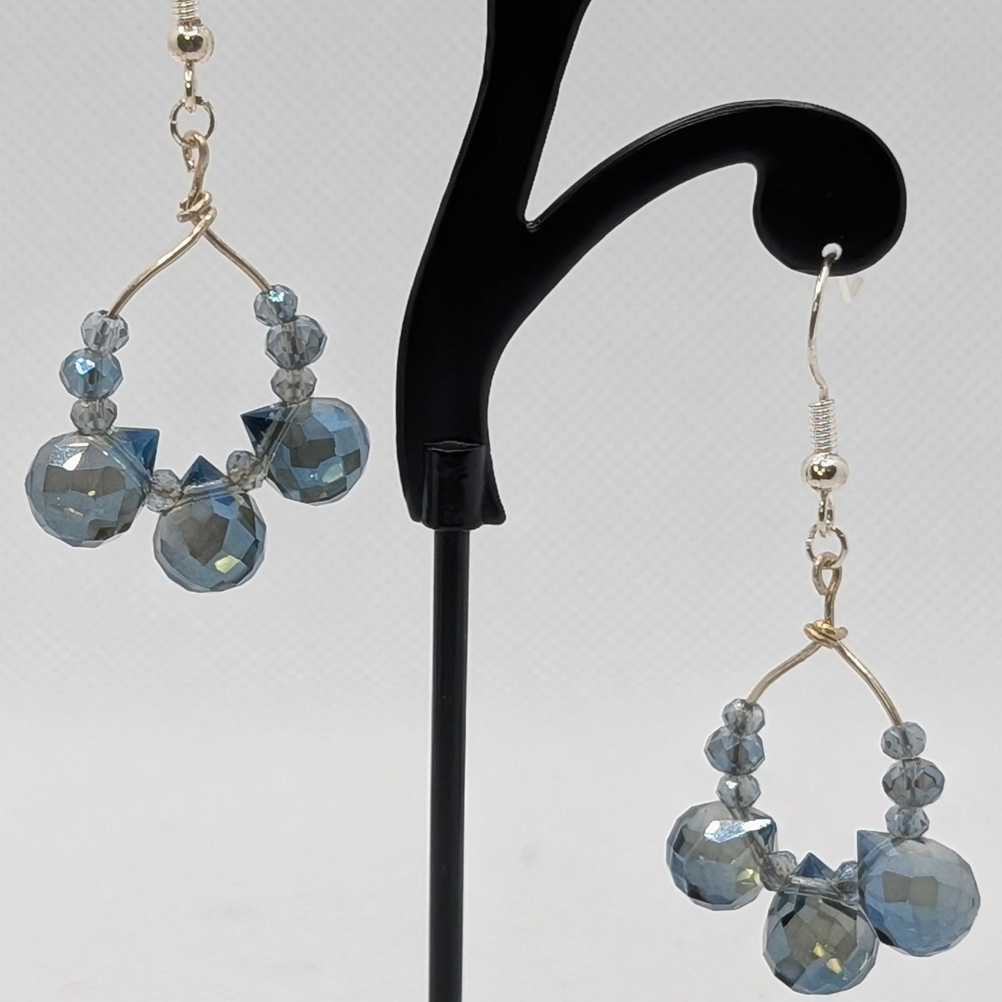 ✨Cloudbreak Sparkle✨| Rainfall Crystal Hoop Earrings