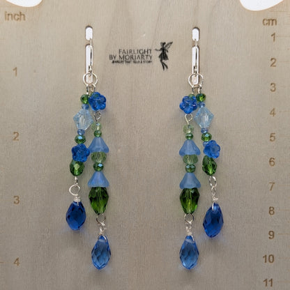 ✨The Nectarwell Overbloom✨| Double Drop Flower Nectar Earrings