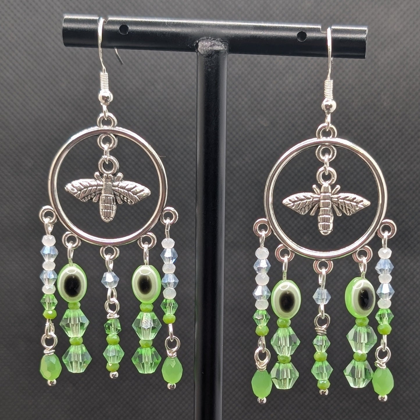 ✨Buzzsquint✨| Bee & Green-Eyed Squintae Watcher Earrings