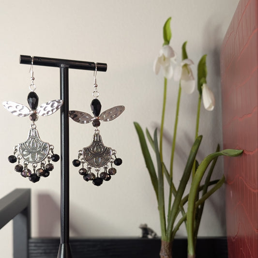✨The Faedance Troupe✨ | Winged Fairy Chandelier Earrings